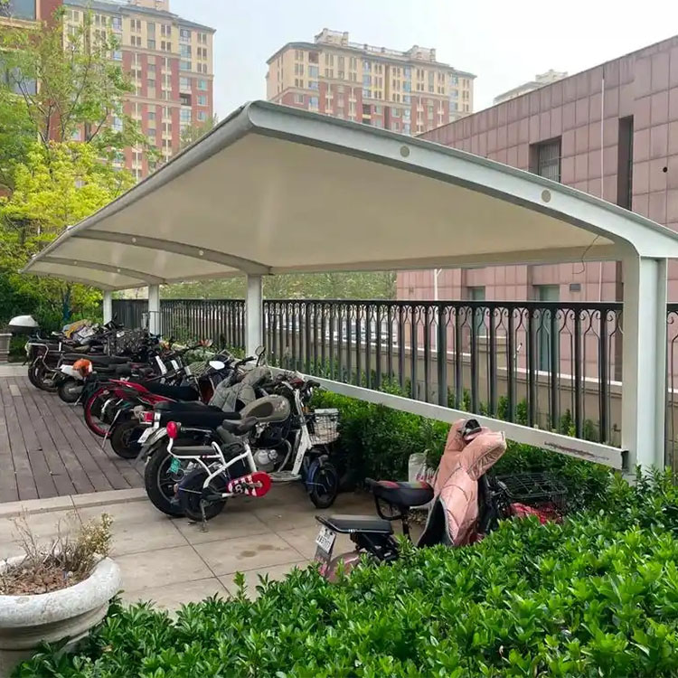 盐山县膜结构电动车棚